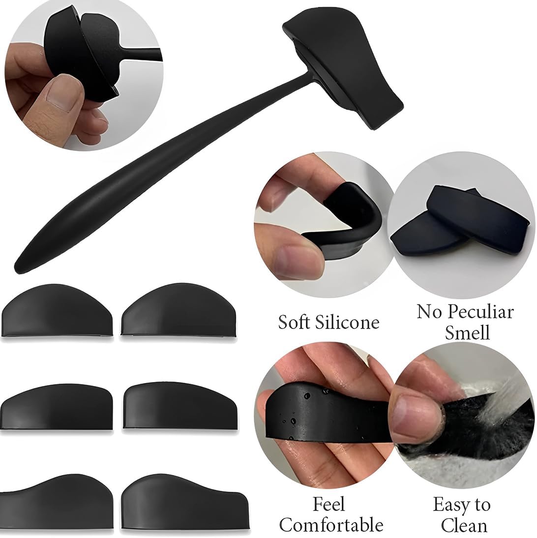Kit de pli de fard à paupières 6 en 1 : l'outil incontournable pour un maquillage parfait Découvrez notre ensemble de Kit de pli de fard à paupières en silicone, spécialement conçu pour les passionnées de maquillage. Grâce à cet applicateur innovant, créez des looks sophistiqués et professionnels en un clin d'œil, tout en profitant d'une application précise et facile. Transformez votre routine beauté avec cet indispensable pour un regard captivant ! – Image 2