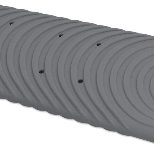 Sac à lisser gris : support de tapis résistant à la chaleur pour coiffeurs professionnels