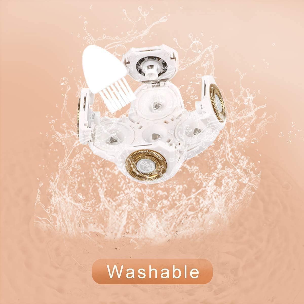 Rasoir électrique femme : épilation imperméable et indolore pour un corps doux et soyeux – Image 6