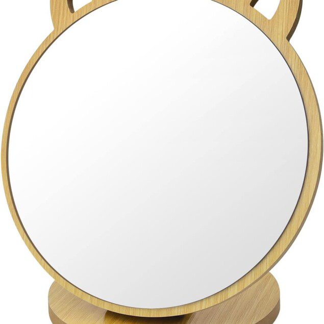 Miroir de maquillage créatif : le petit miroir en forme d'oreille de chat pour sublimer votre chambre ou salon