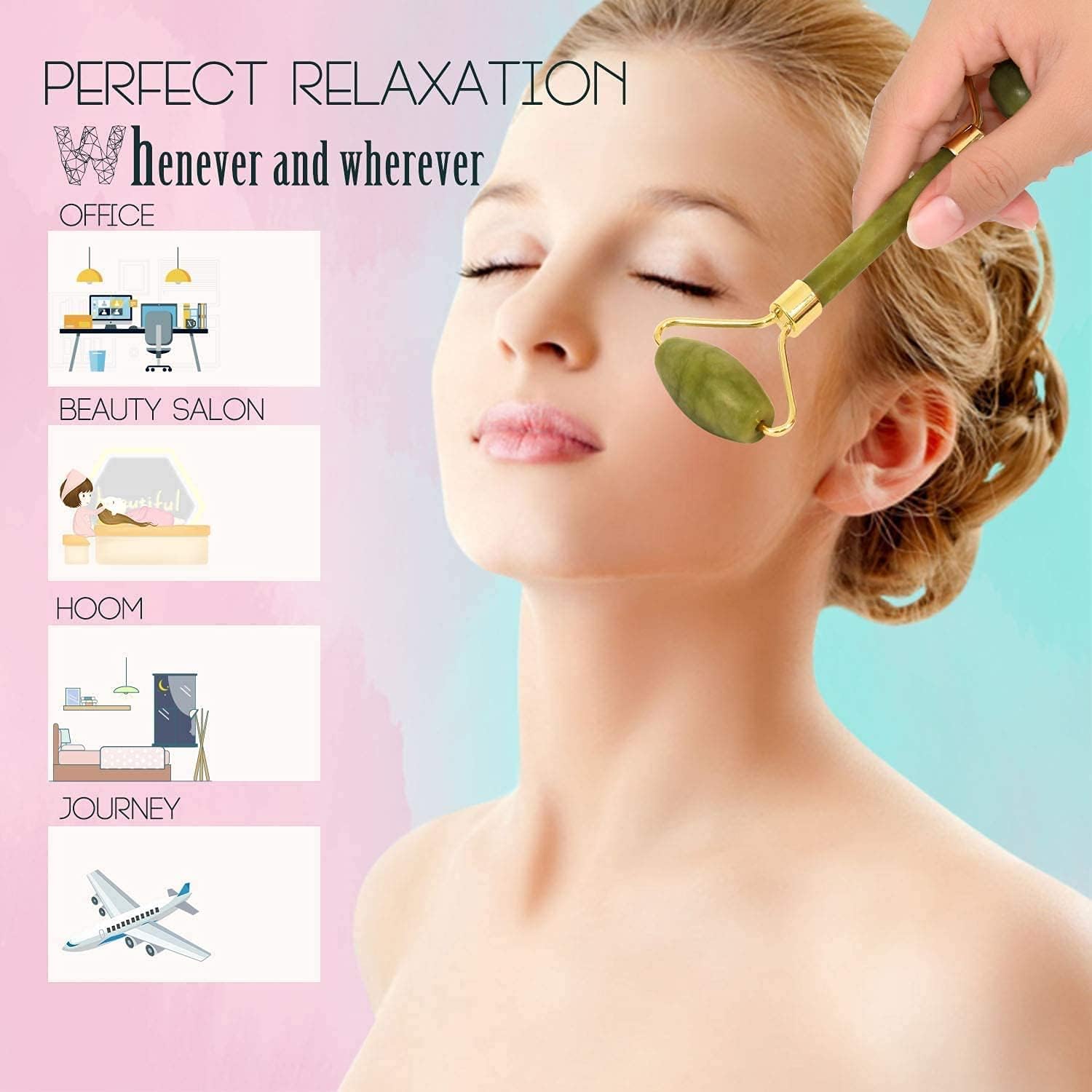 Kits de Massage Jade : Rajeunissez Votre Visage Naturellement – Image 2