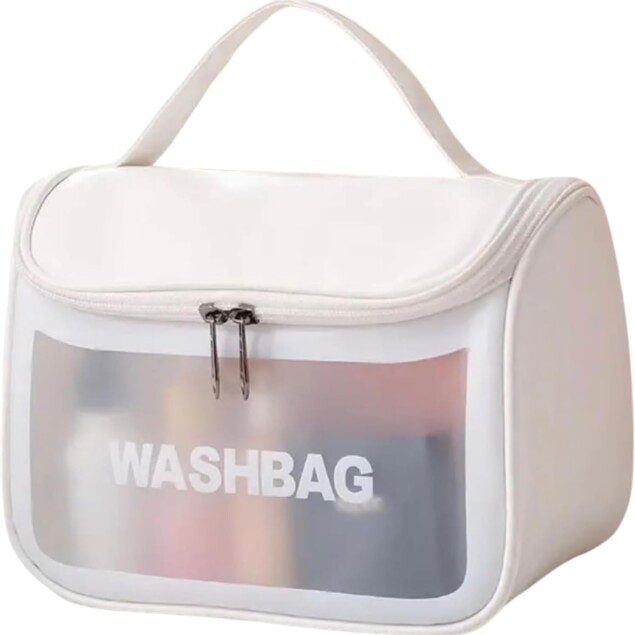 Trousse de toilette transparente : l'organisateur idéal pour vos cosmétiques et parfums en voyage