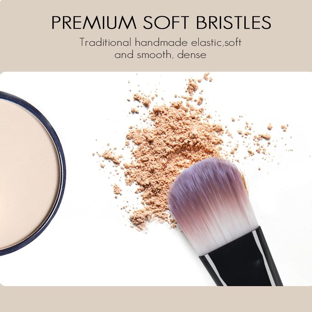 Pinceaux maquillage : ensemble de 20 pièces pour un teint parfait et des yeux sublimés Idéal pour les passionnées de beauté, ce set offre douceur et précision avec des poils synthétiques sans cruauté – Image 3