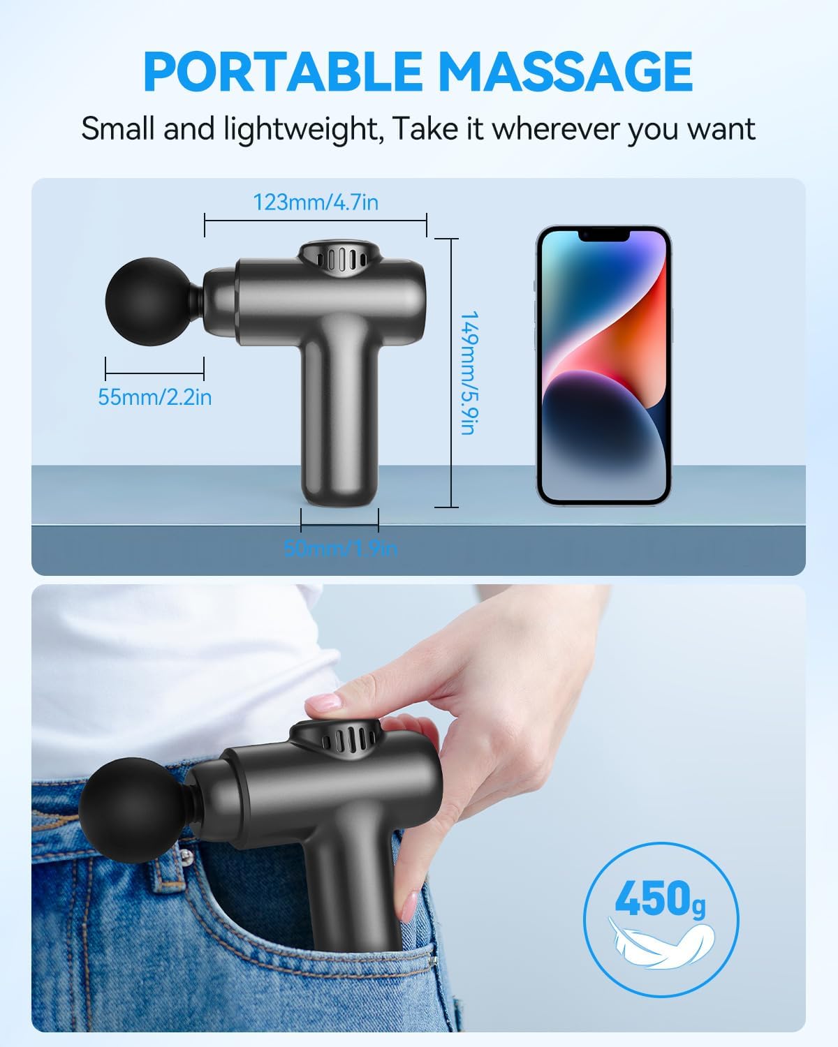 Pistolet de massage professionnel : soulagement des douleurs musculaires pour sportifs et amateurs de bien-être – Image 6