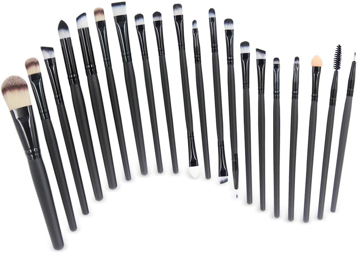 Pinceaux de maquillage professionnels : 20 pièces pour un teint parfait et des yeux captivants Découvrez notre set complet d'outils pour sublimer votre beauté en toute simplicité – Image 7