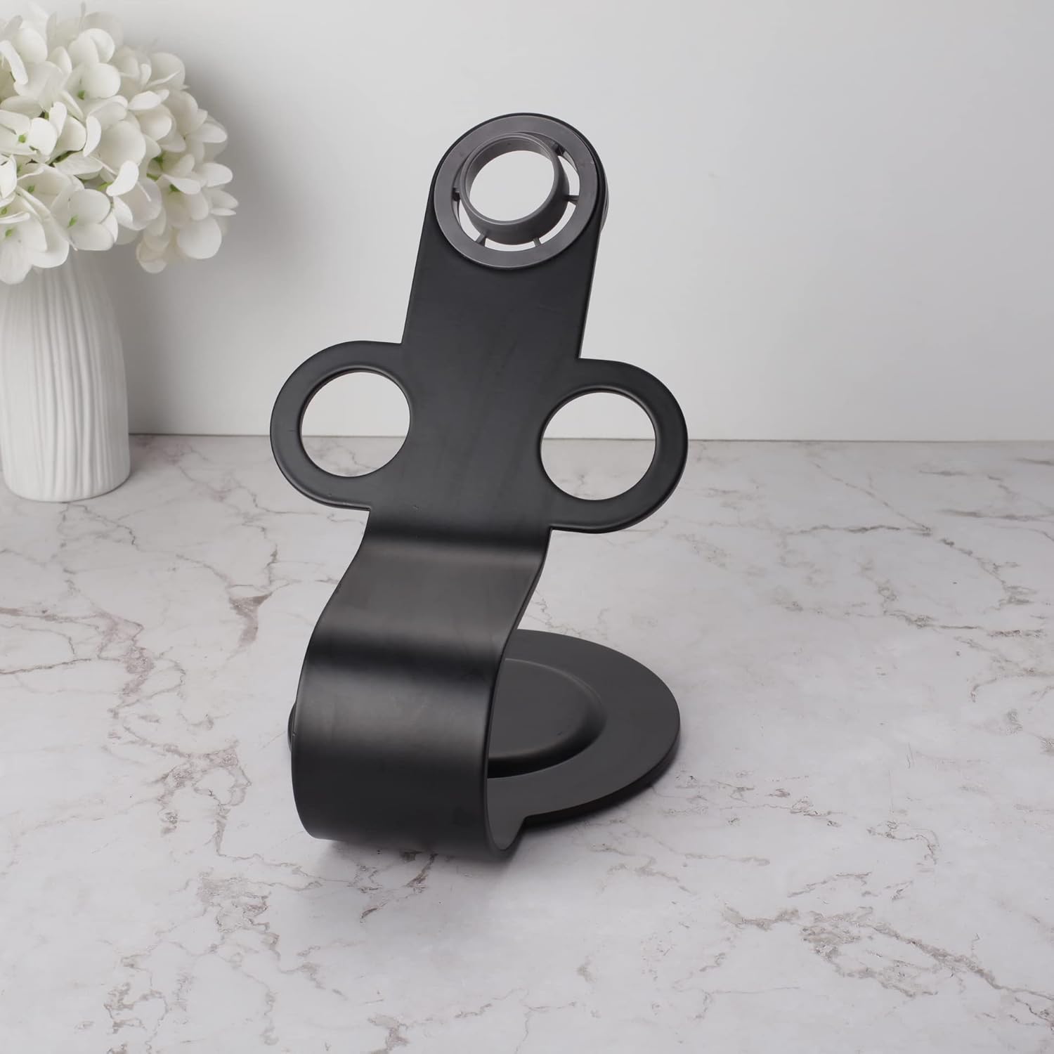 Support de sèche-cheveux magnétique en aluminium : l'organisateur idéal pour salle de bain moderne – Image 4