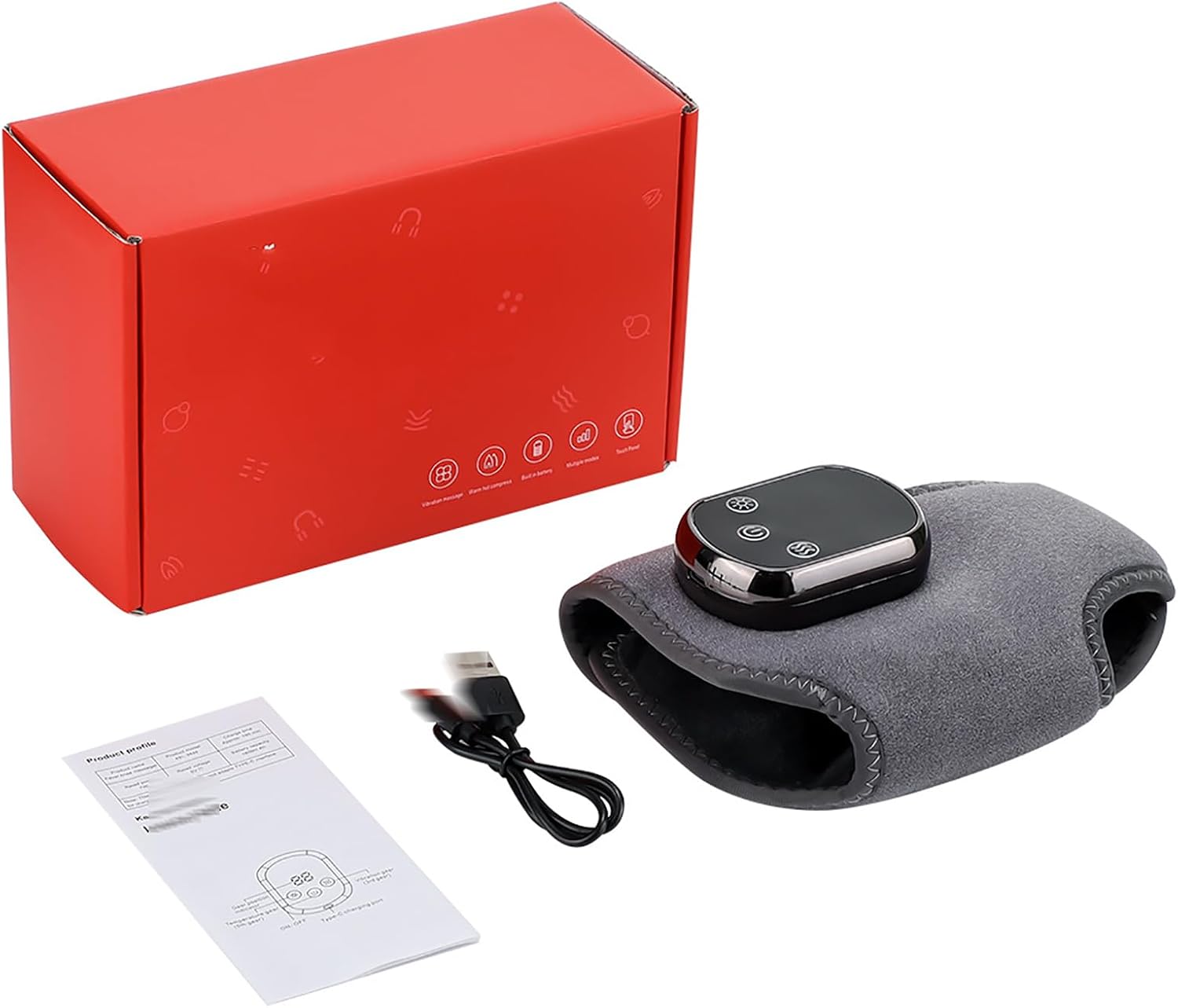 Appareil de massage 3-en-1 pour les pieds : soulagement et détente grâce à la thérapie par la chaleur infrarouge pour les chevilles – Image 8