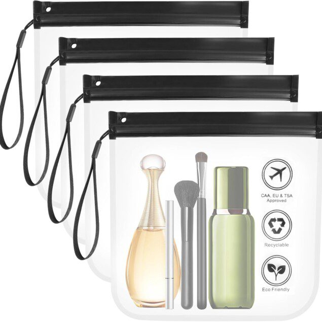 Trousse de toilette transparente pour femmes : le kit de voyage idéal en cabine
