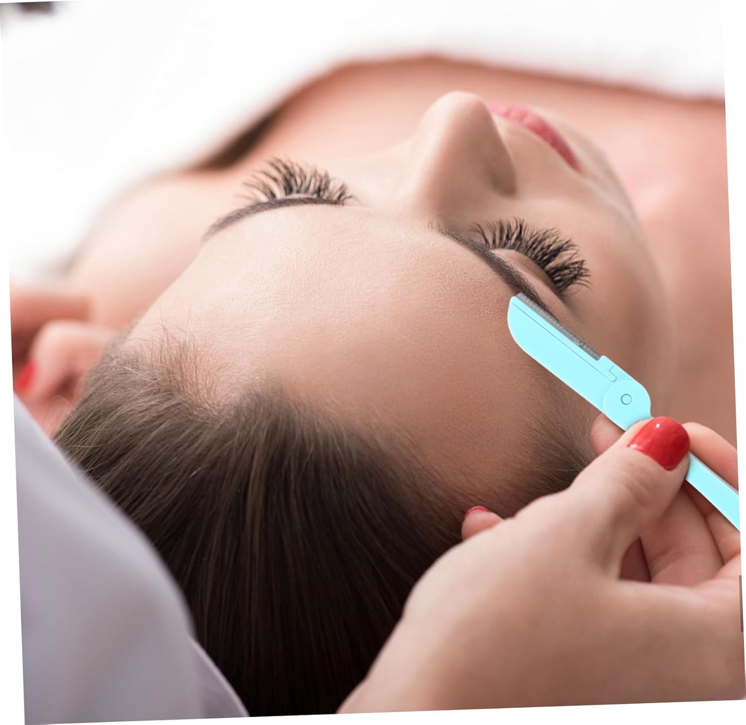 Rasoirs sourcils pliables en acier inoxydable : 10 pièces pour un épilage précis et sécurisé Profitez d'une tondeuse visage multifonction au design ergonomique pour une peau protégée – Image 8