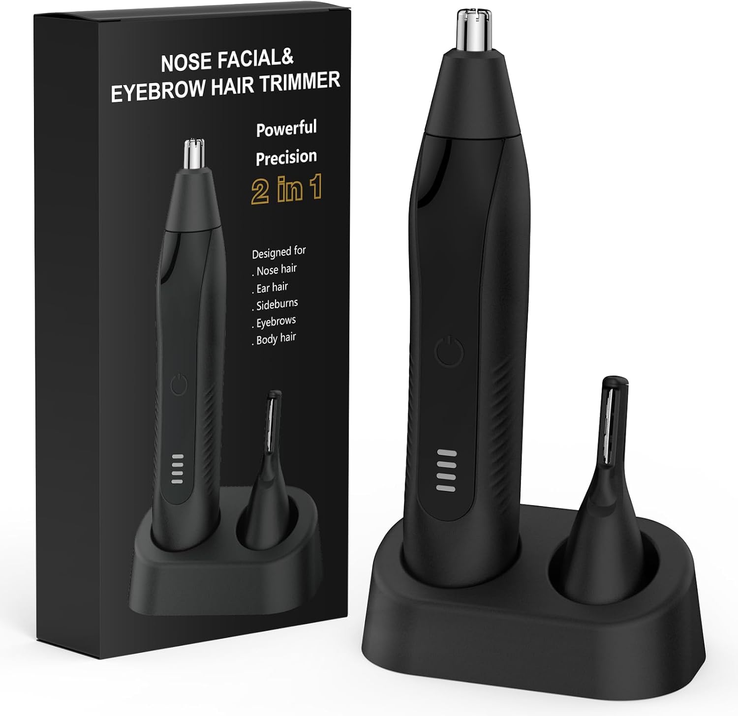 Tondeuse rechargeable pour poils de nez et sourcils : un outil professionnel et sans douleur pour un entretien impeccable