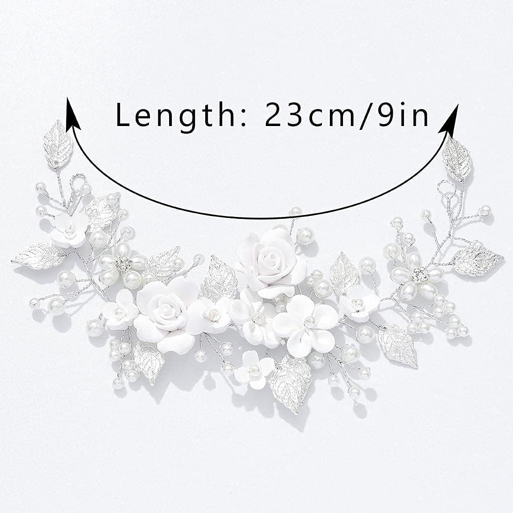Sere-tête floral en perles : l'accessoire idéal pour la mariée et les filles d'honneur – Image 4