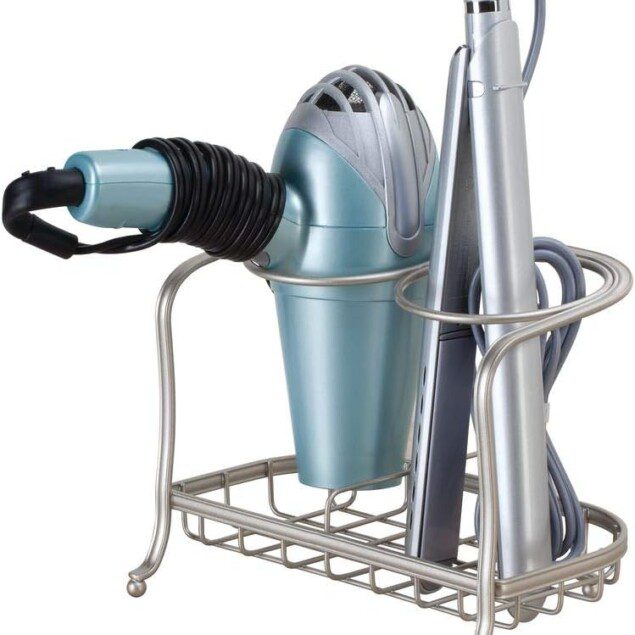 Support sèche-cheveux et fer à repasser : l'accessoire pratique pour une salle de bain élégante