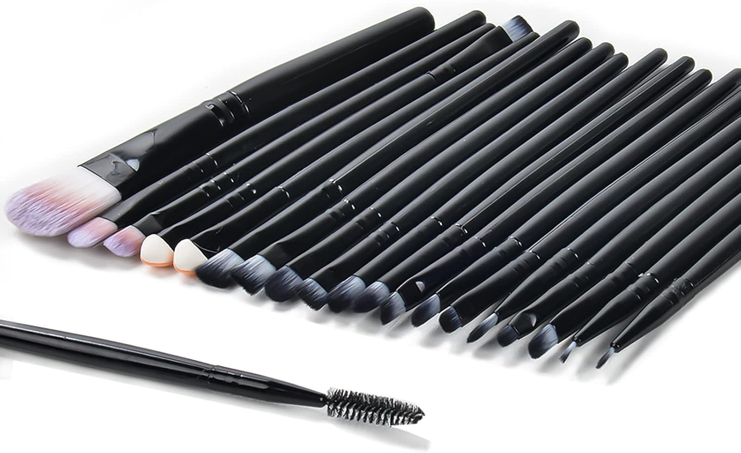 Pinceaux maquillage : ensemble de 20 pièces pour un teint parfait et des yeux sublimés Idéal pour les passionnées de beauté, ce set offre douceur et précision avec des poils synthétiques sans cruauté – Image 9