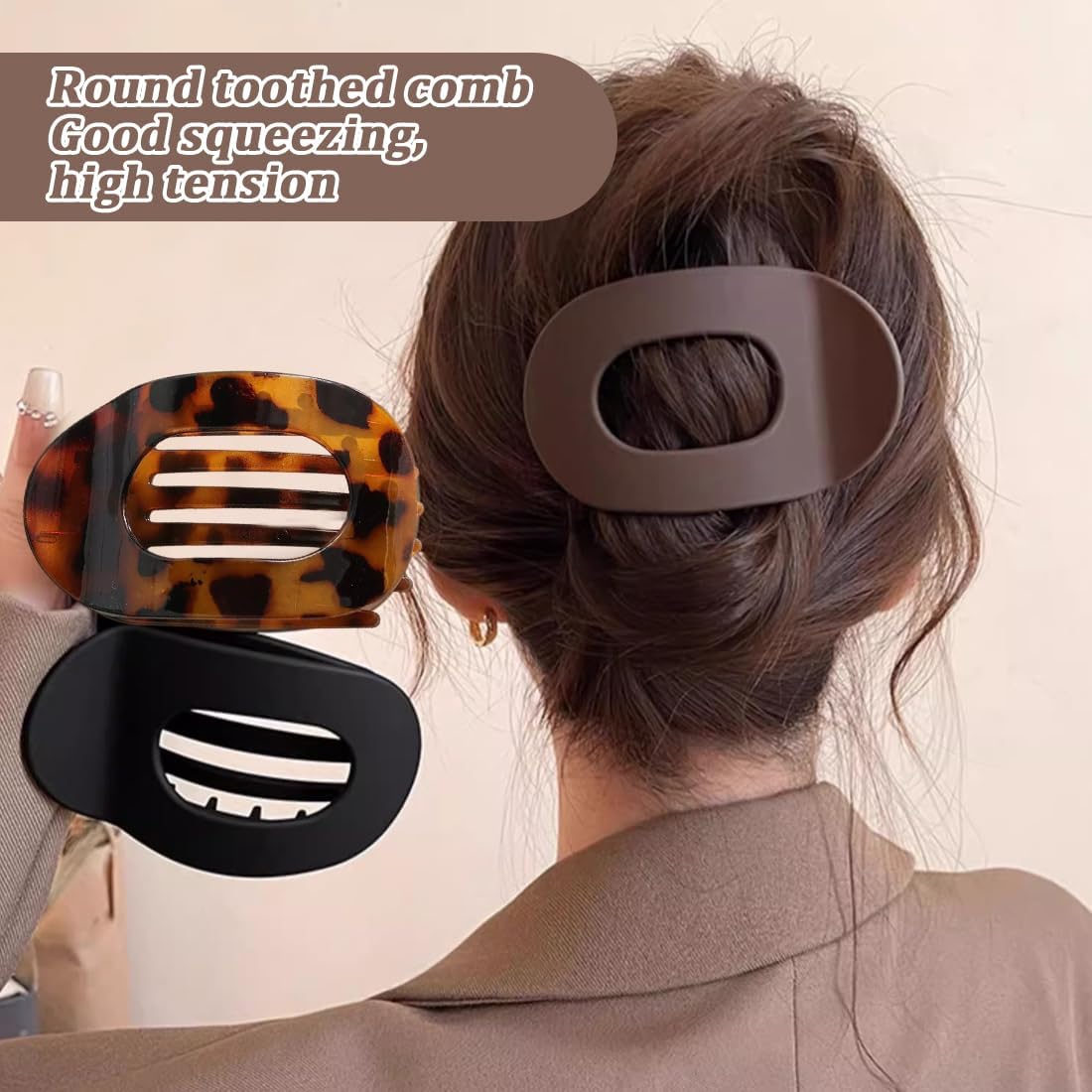 Pinces à cheveux plates antidérapantes : 4 accessoires élégants pour dames – Image 3
