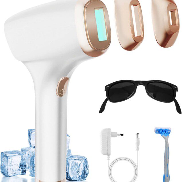 Épilateur lumière pulsée 3 en 1 avec fonction de refroidissement : pour femmes en quête d'une épilation douce et efficace du visage, des aisselles, du corps et du maillot