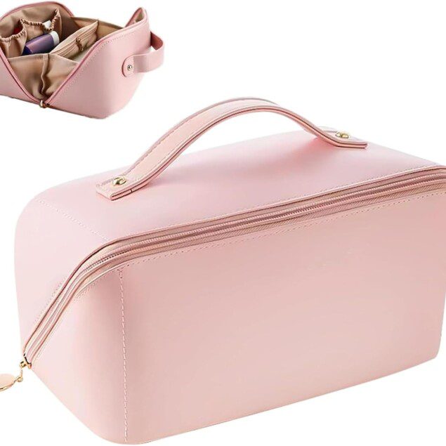 Trousse de maquillage de voyage : grande capacité et étanchéité pour femmes élégantes