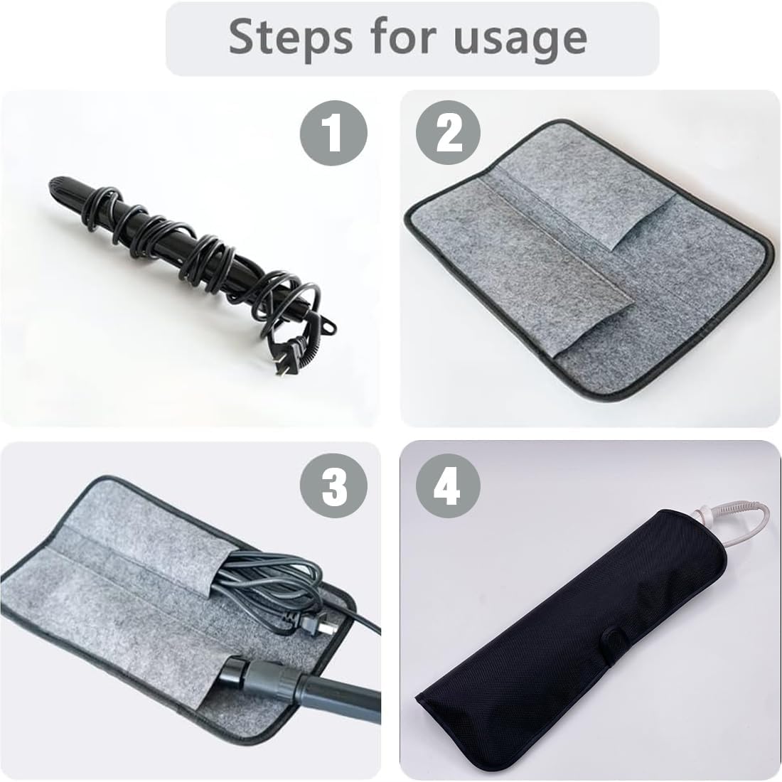 Tapis de fer à lisser et pochette : l'accessoire idéal pour les voyageurs soucieux de la chaleur – Image 5