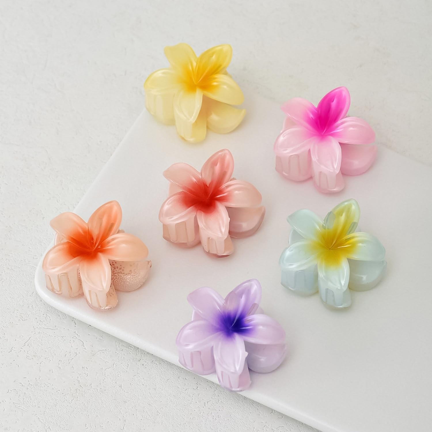 Pinces à cheveux fleur : 6 pièces antidérapantes pour femmes et filles, élégance et maintien parfait – Image 3