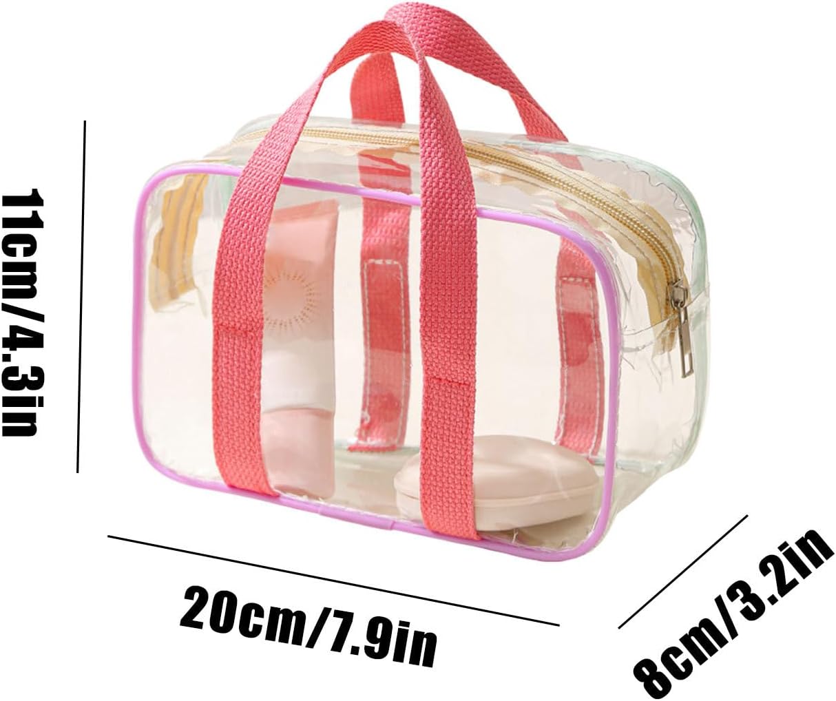 Trousse de toilette transparente : la pochette étanche idéale pour femme en voyage – Image 7