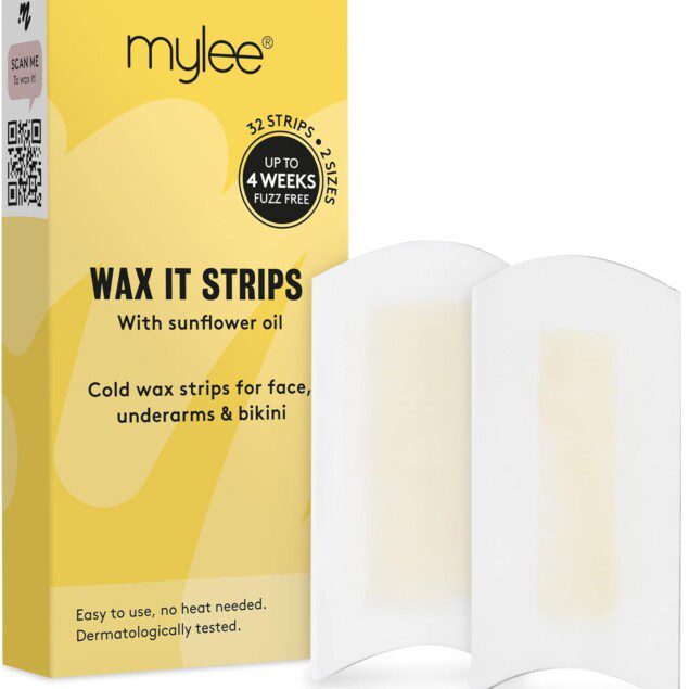 Bande de cire froide Wax It : épilation facile et naturelle pour tous les types de peau 32 bandes épilatoires pour visage, corps, jambes, aisselles et bikini