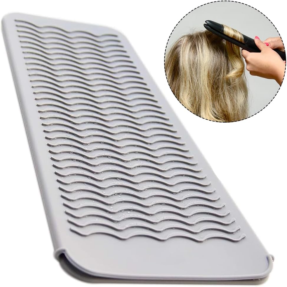 Tapis résistant à la chaleur : la pochette en silicone idéale pour fers à friser et lisseurs, pour des séances de coiffure sans souci – Image 7