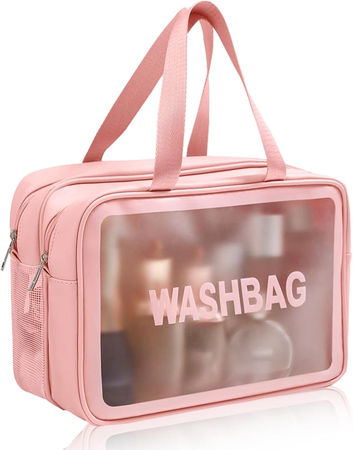 Trousse de toilette maquillage pour femme : le sac transparent idéal pour vos voyages