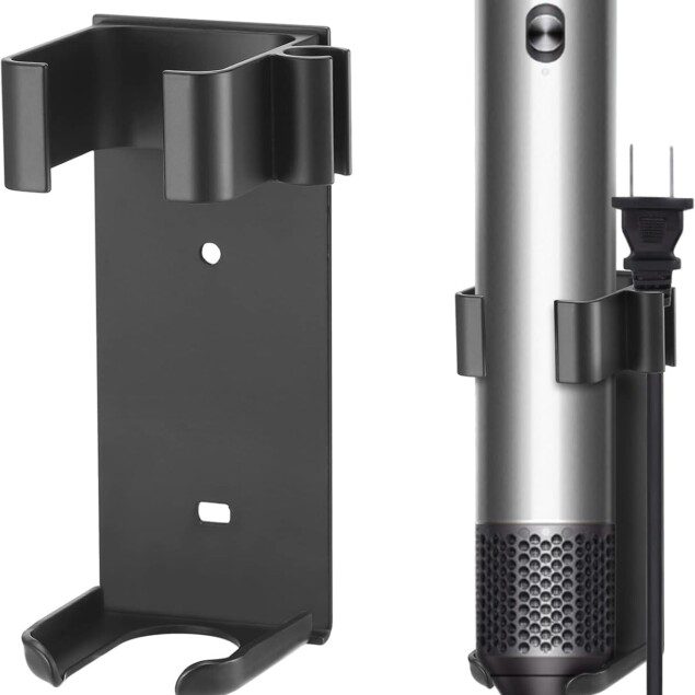 Support mural pour Dyson Airwrap : l'accessoire indispensable pour les passionnés de coiffure    Optimisez votre espace et protégez vos appareils de coiffure avec ce support en métal résistant aux hautes températures, idéal pour les professionnels et les particuliers  