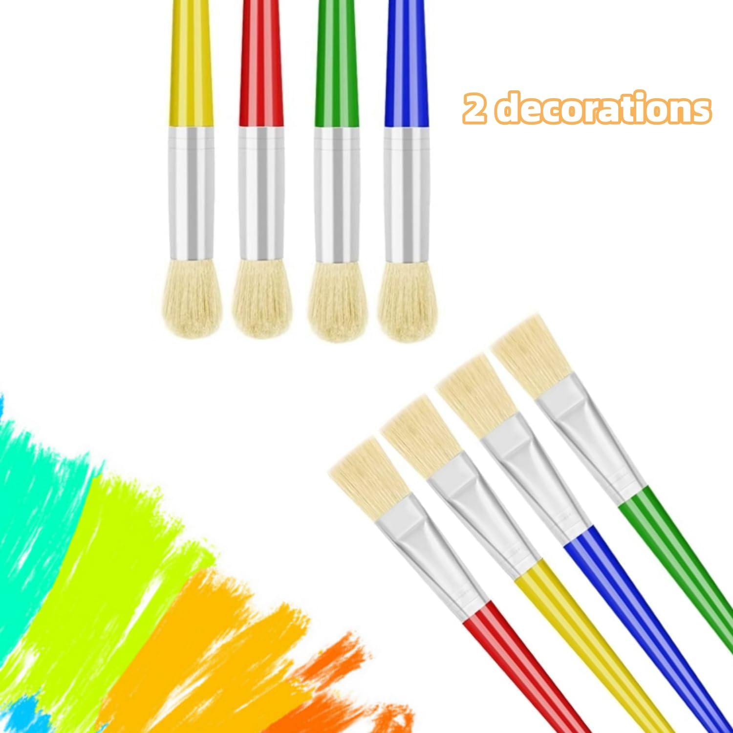 Ensemble de pinceaux pour enfants : l'outil idéal pour initier les tout-petits à la peinture artistique en classe – Image 6