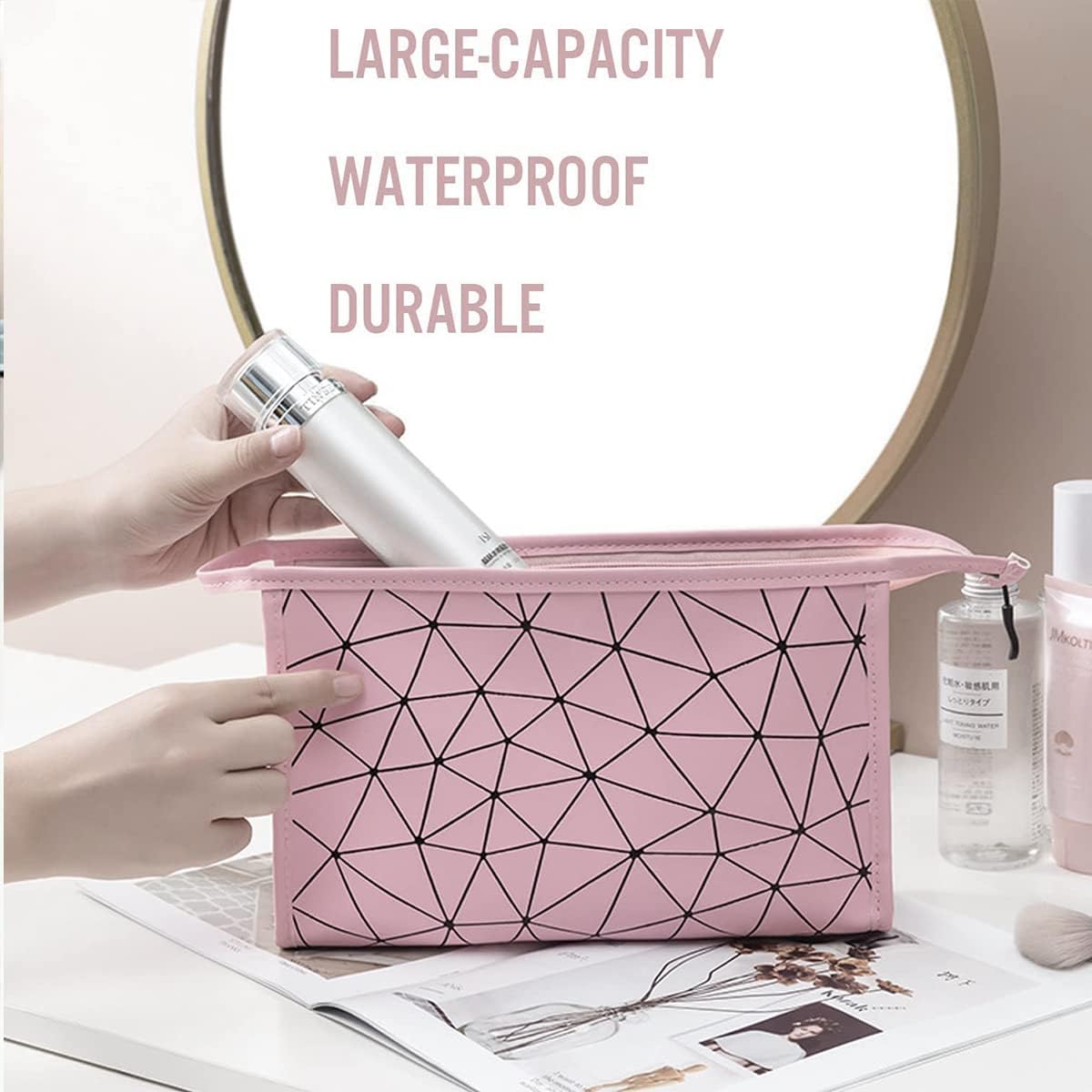 Trousse de maquillage femme : l'élégance et la praticité réunies pour vos voyages – Image 4