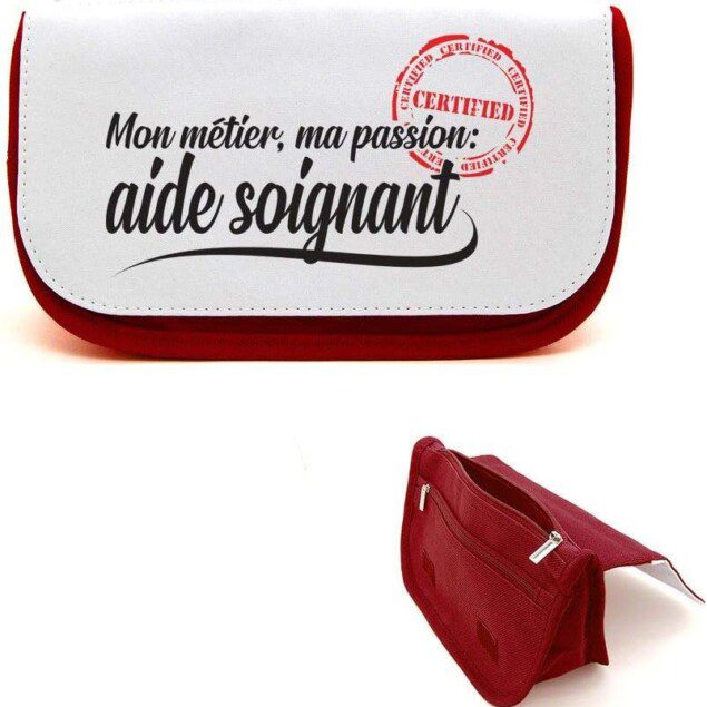 Trousse de beauté rouge : l'étui parfait pour les aides-soignantes passionnées de maquillage
