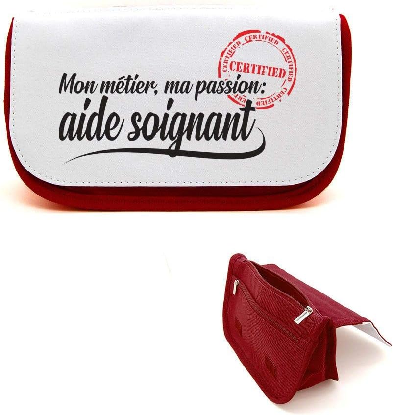 Trousse de beauté rouge : l'étui parfait pour les aides-soignantes passionnées de maquillage
