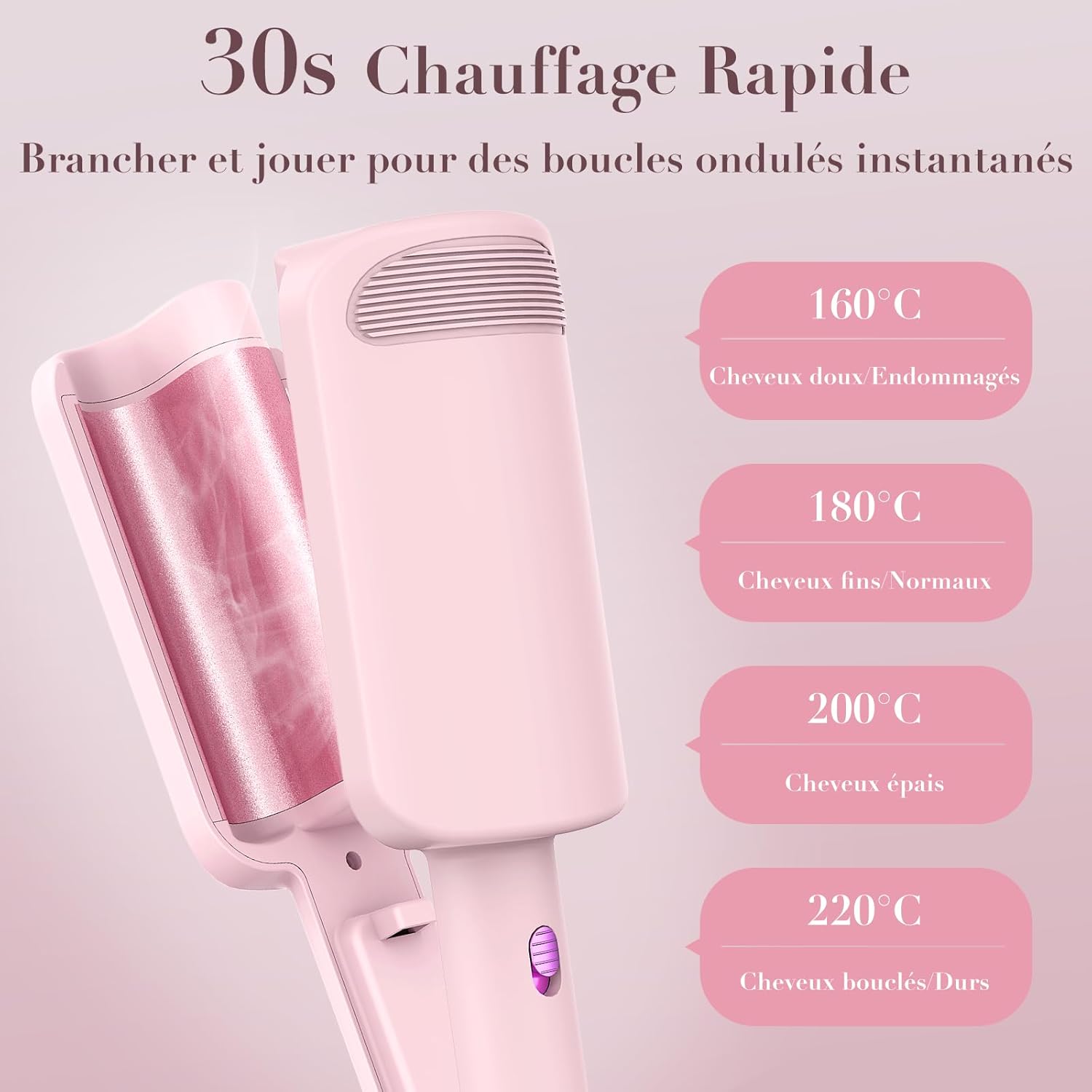 Fer à friser pour cheveux longs et courts : des boucles parfaites en toute simplicité – Image 2