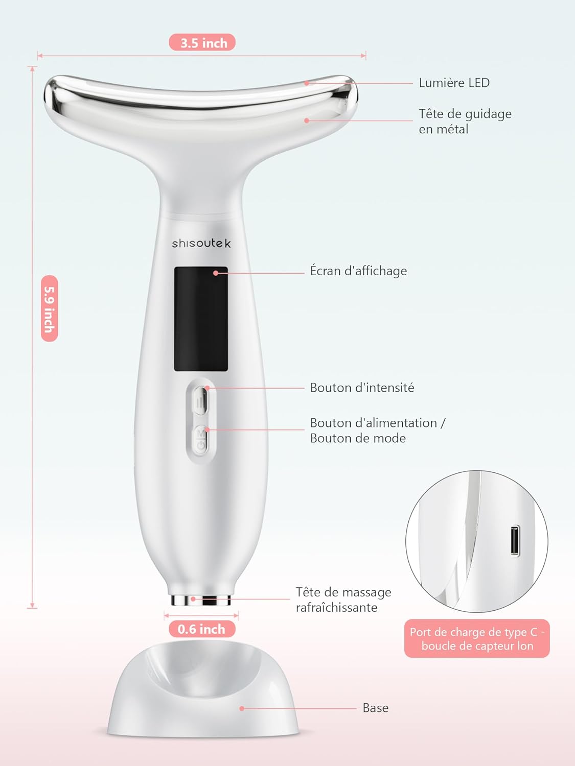 Appareil anti-rides visage : massage lifting pour un teint éclatant et raffermi – Image 7