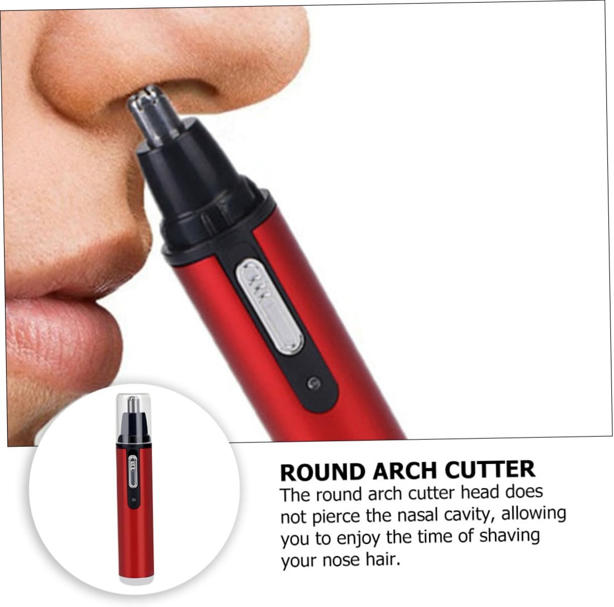 Tondeuse électrique pour sourcils et poils de nez : design compact et rechargeable pour un grooming parfait – Image 8