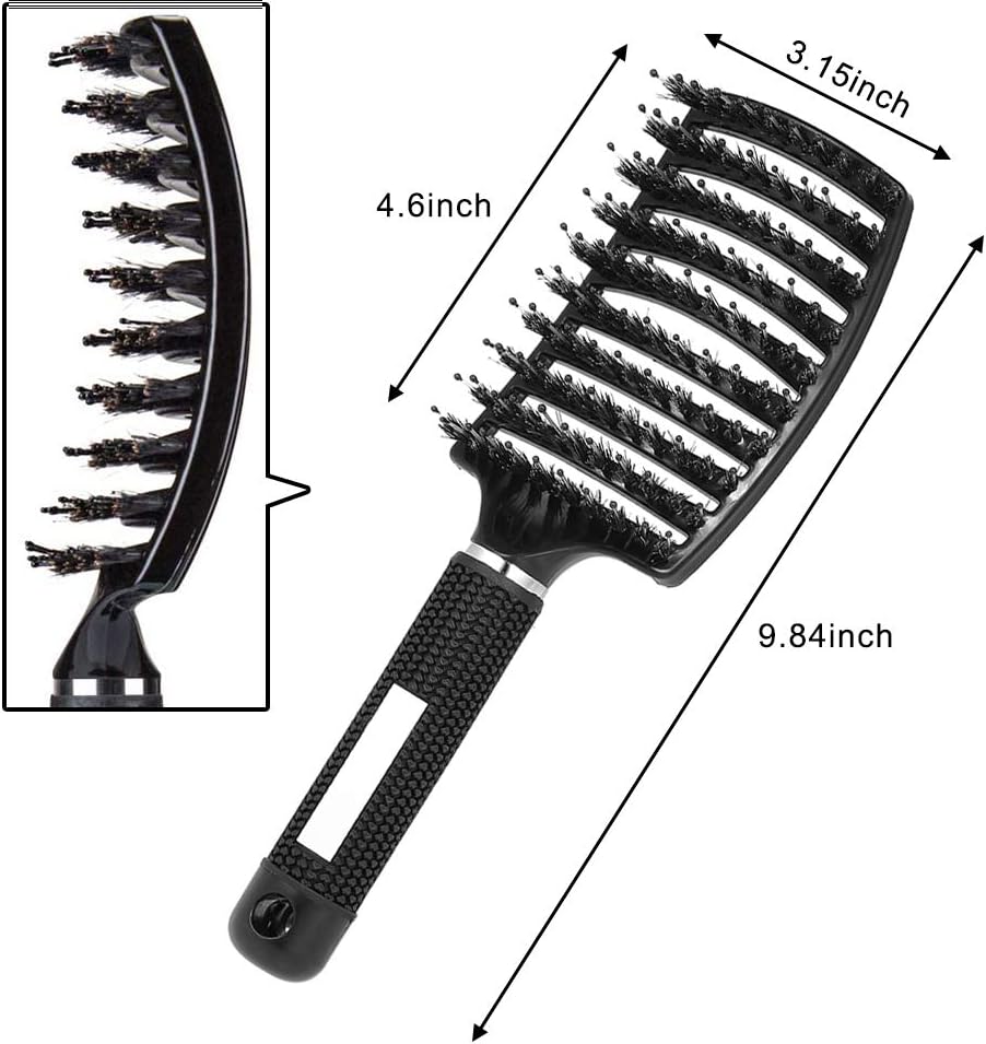 Brosse magique pour femmes : coiffez facilement vos cheveux longs, fins, bouclés ou raides – Image 2