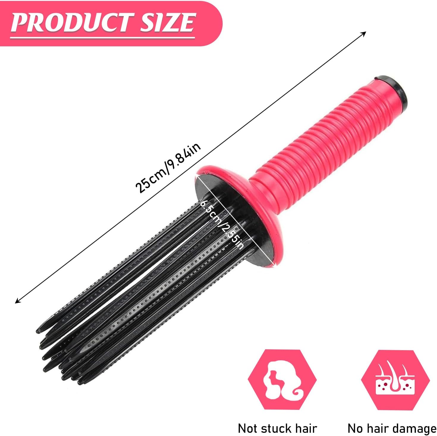Brosse à Cheveux Bouclés : Style et Volume Instantanés – Image 2