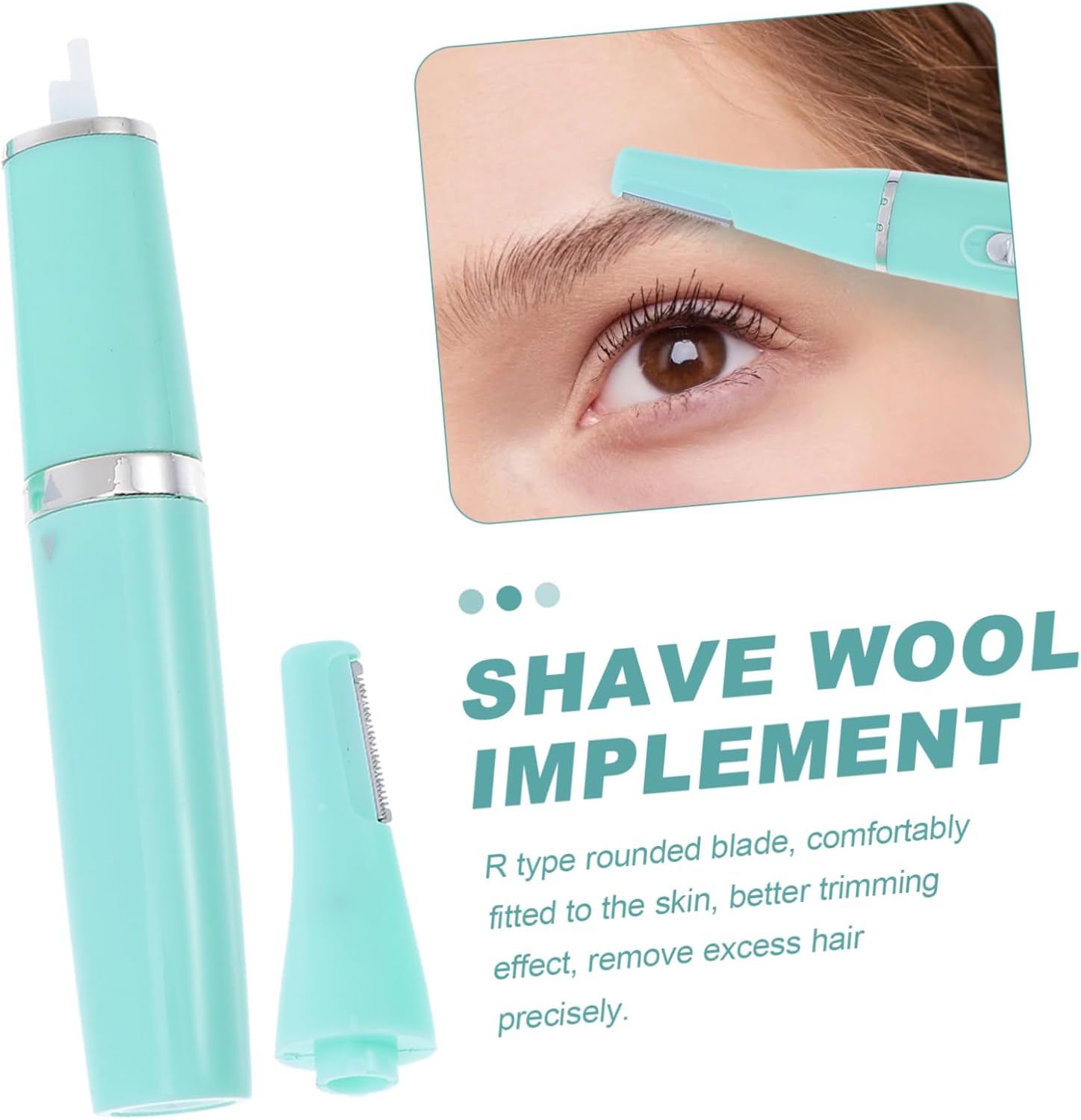 Tondeuse électrique multifonction pour sourcils et visage : une épilation rapide et sans effort – Image 9