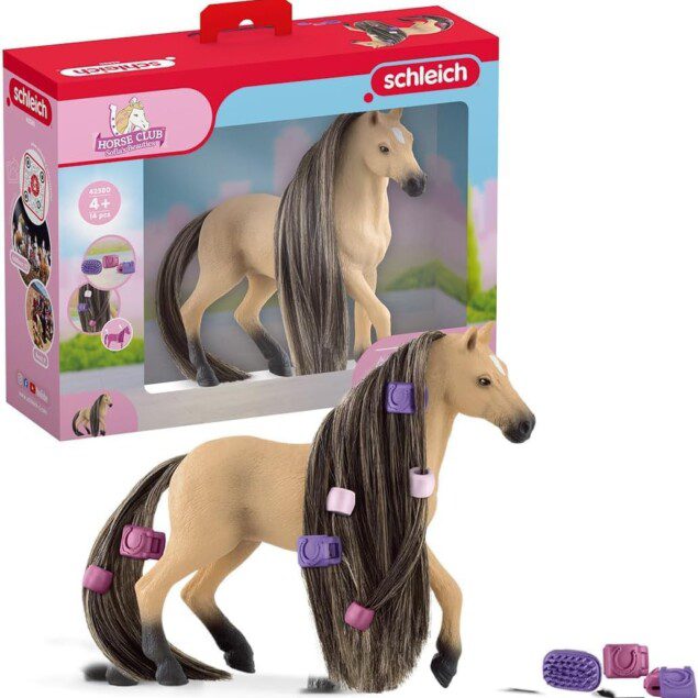 Écurie Salon de Beauté : coffret complet de pansage pour enfants passionnés de chevaux