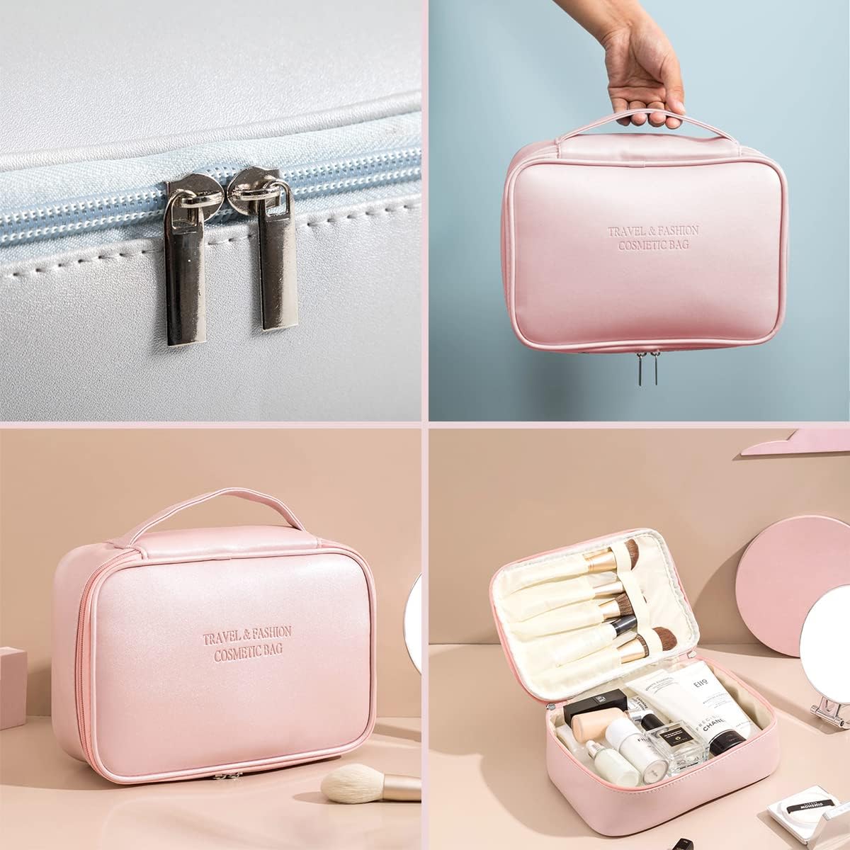 Trousse de maquillage imperméable : le compagnon idéal pour les femmes en voyage – Image 3