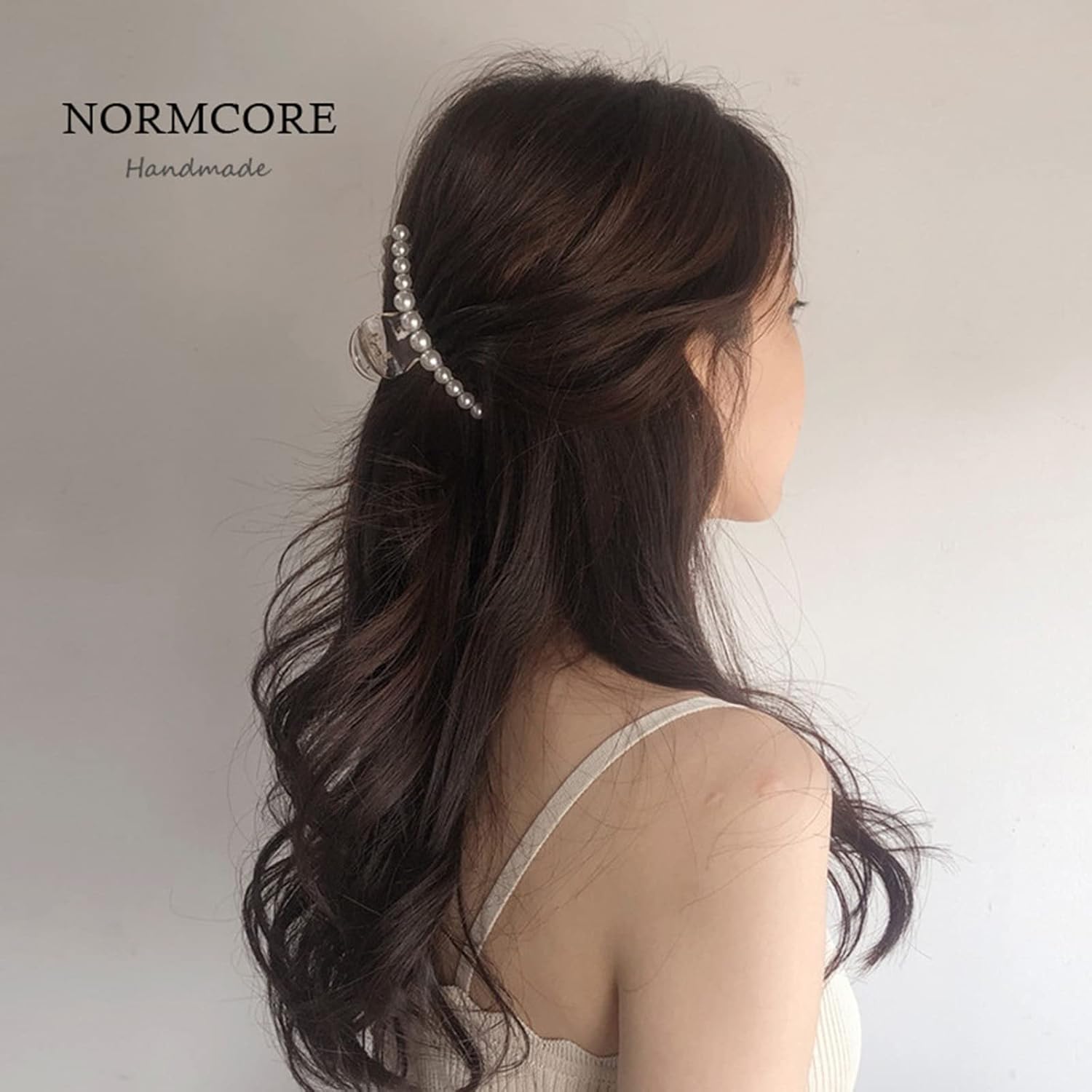 Lot de 4 grandes pinces à cheveux avec perles : élégance pour femmes et filles lors des fêtes et mariages – Image 4