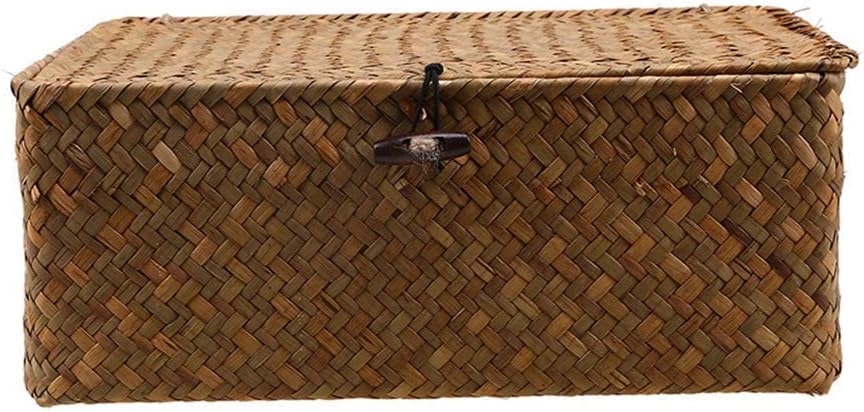 Boîte de rangement en rotin tressé : l'organiseur idéal pour salle de bains, salon et cuisine Optimisez votre espace avec ce panier à linge élégant et pratique en taille M – Image 8