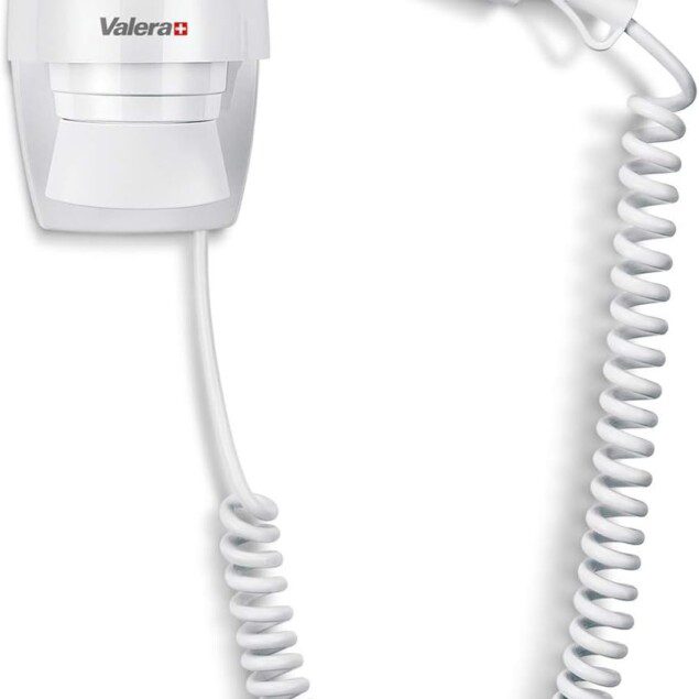 Sèche-cheveux mural blanc 1200 W : l'allié parfait pour les espaces réduits