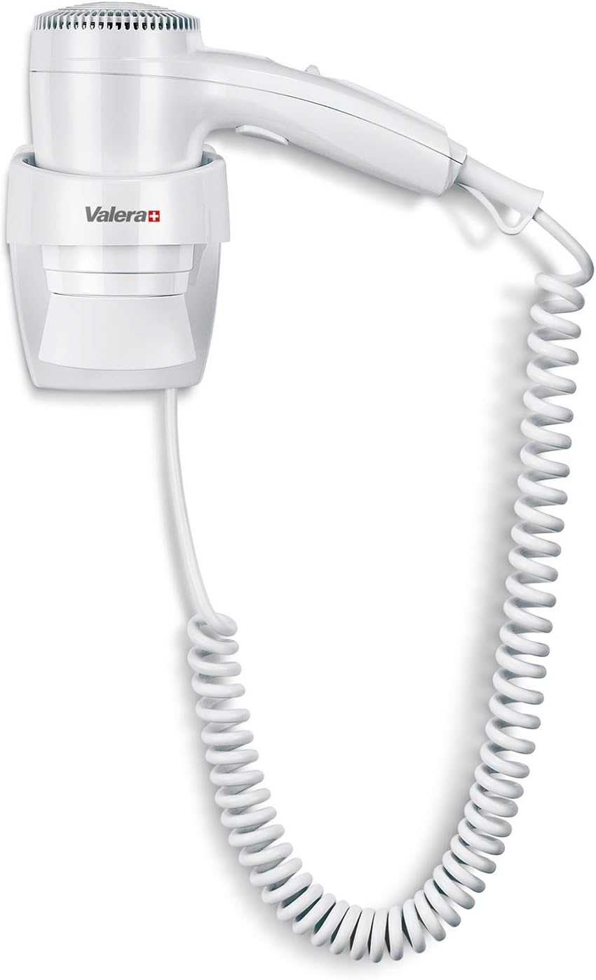 Sèche-cheveux mural blanc 1200 W : l'allié parfait pour les espaces réduits