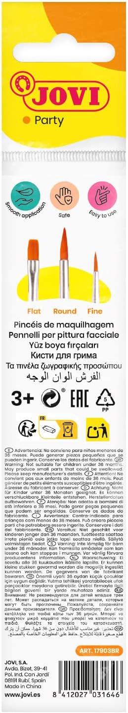 Pinceaux de précision pour le maquillage des enfants : l'outil idéal pour des créations colorées et amusantes – Image 3
