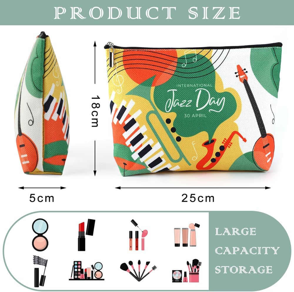 Pochette maquillage pour amateurs de musique : une trousse élégante pour festivals et concerts – Image 2