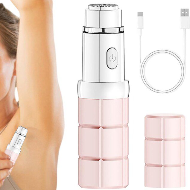 Rasoir Électrique Femme Rouge À Lèvres - Pratique pour Voyage