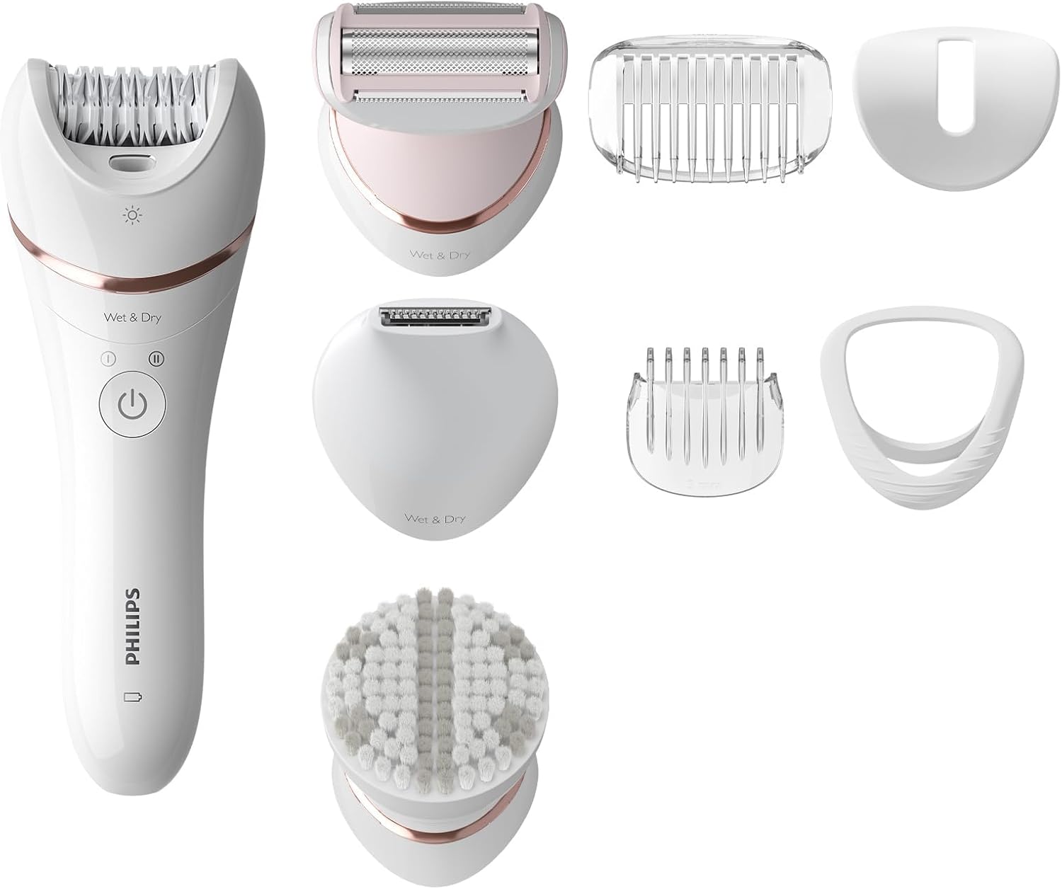 Philips Series 8000 - Épilateur sans fil pour femmes, douceur garantie