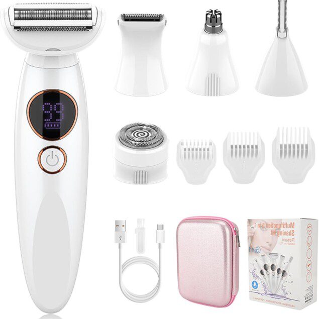 Rasoir Électrique Elios 5 en 1 pour Femmes - Précision et Douceur