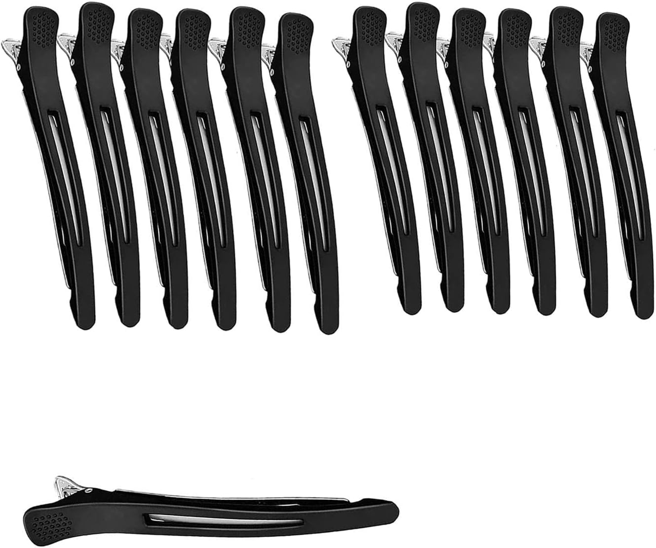 Pince crocodile professionnelle 12 pièces : l’accessoire indispensable pour coiffeurs et maquilleurs
