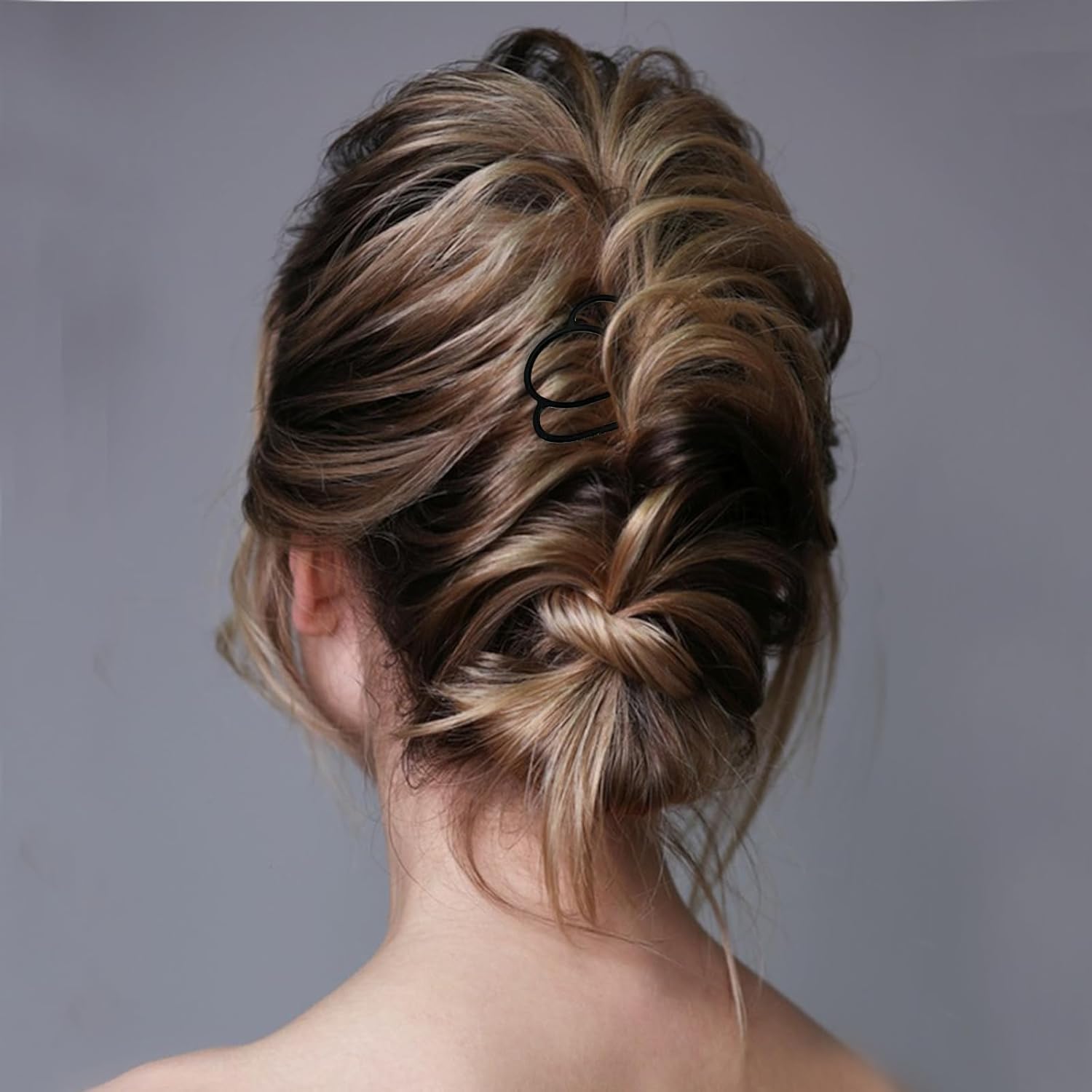 Fourchettes à cheveux en métal : lot de 8 peignes latéraux pour un chignon élégant et sécurisé – Image 5